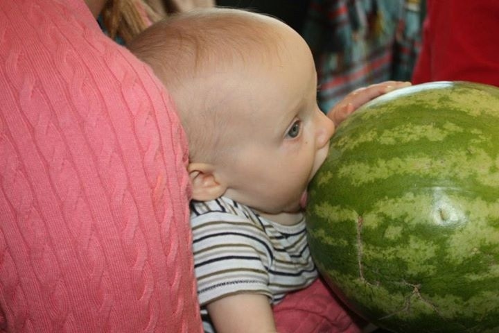This baby is insatiable.