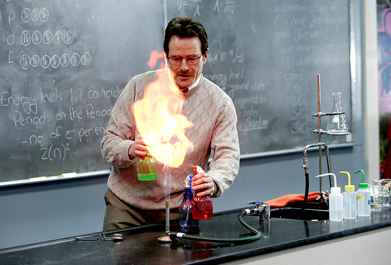 Before getting cancer and becoming Albuquerque's most notorious drug lord, Walter White was just an average high school chemistry teacher trying to get through the day and earn some extra money at the car wash. All he wants to do is "reach these kids," but being a high school chemistry teacher isn't all it's cut out to be. Look out for a young Jesse Pinkman sleeping in the back of the class.