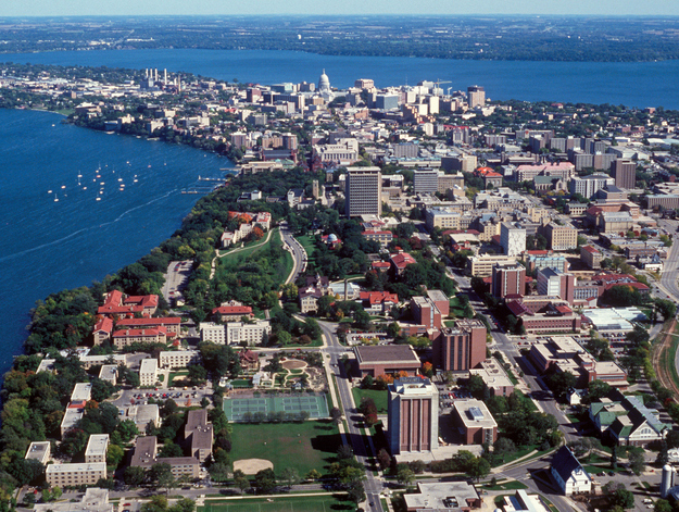 Filming for the Rodney Dangerfield hit took place at the University of Wisconsin.
