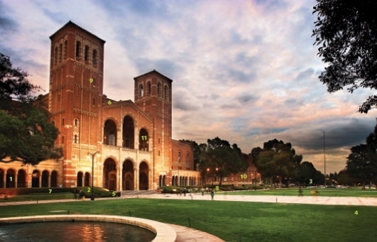 UCLA was once again the setting for the Ryan Reynolds film.