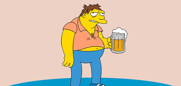 Barney Gumble from The Simpsons