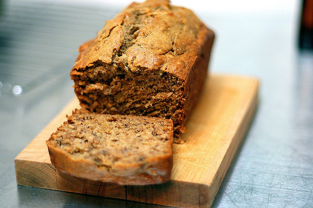 Jacked-up = with bourbon and spices. Go ahead, throw away your old banana bread recipe. You won't need it anymore. Get the recipe.