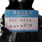 You are moderately socially awkward.