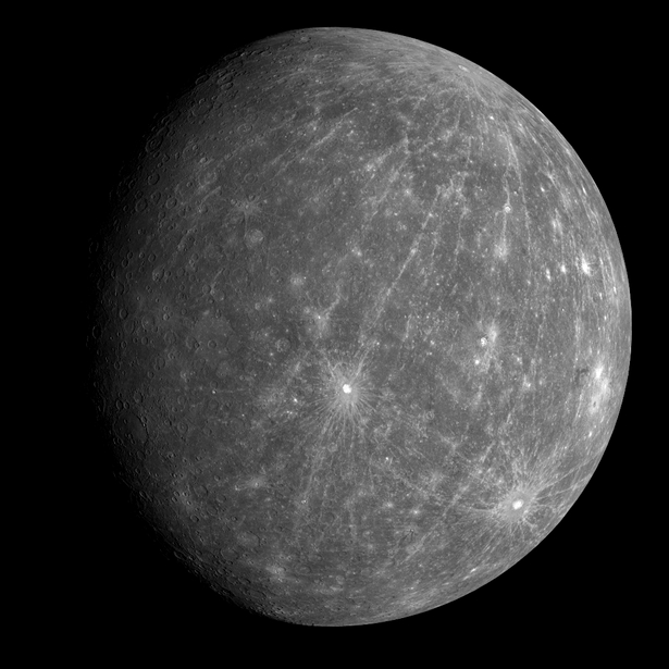 After passing just 125 miles above the surface of the closest planet to the sun, Messenger has already sent back some great photos (though I thought one side of the planet was perpetually in flames?).