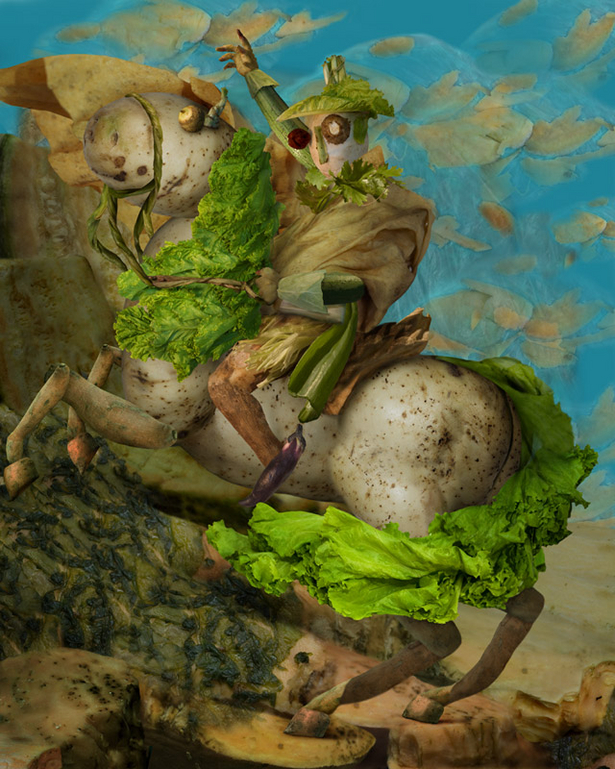 She says, "when I see Napoleon on his potato, I can think back to when I fried him up and ate him."