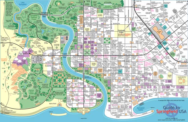 Springfield Plataeu Map Springfield Map