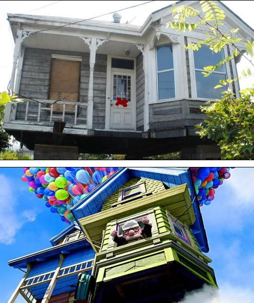 Who knows if it is the official house (the Pixar people won't confirm), but the idea is completely charming.