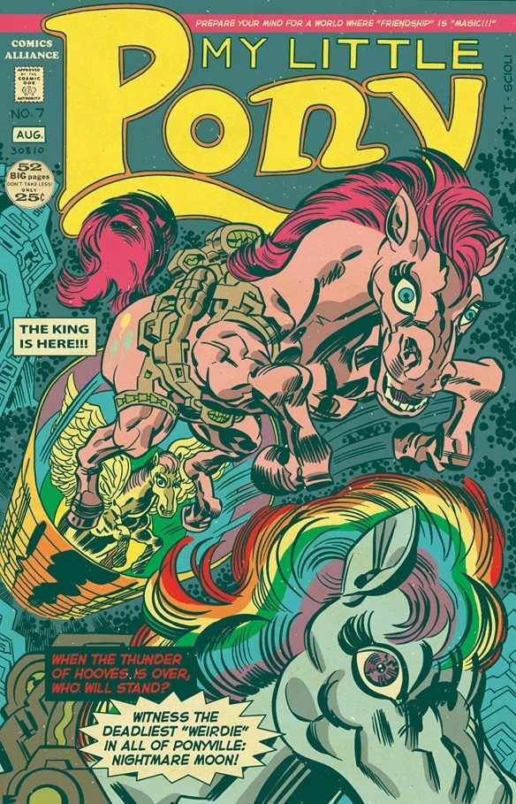These ponies are seriously ripped, and their delightful candy colors can't take away from their epic fierceness.
