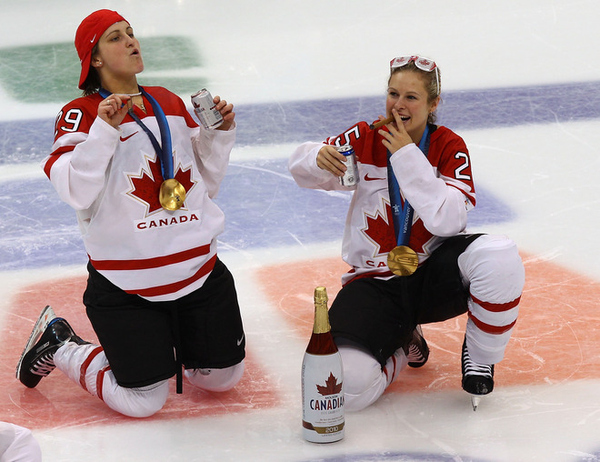 The IOC is considering punishing the team for the excessive celebration.