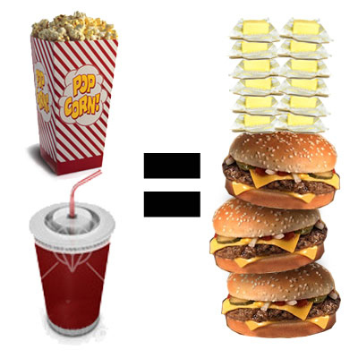 That's according to a report released today by the advocacy group Center for Science in the Public Interest. (Surely they don't have the same fat content.)