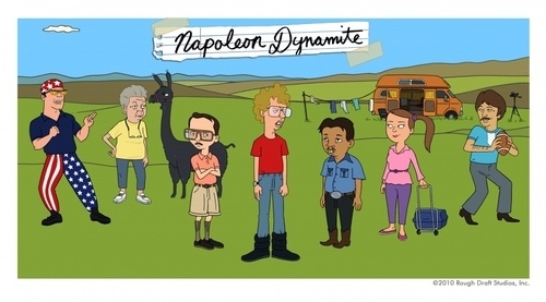 One line description: "With 'Dynamite,' the comedy follows the misadventures of an awkward high school teenager and his quirky friends as they struggle to navigate life in rural Idaho."