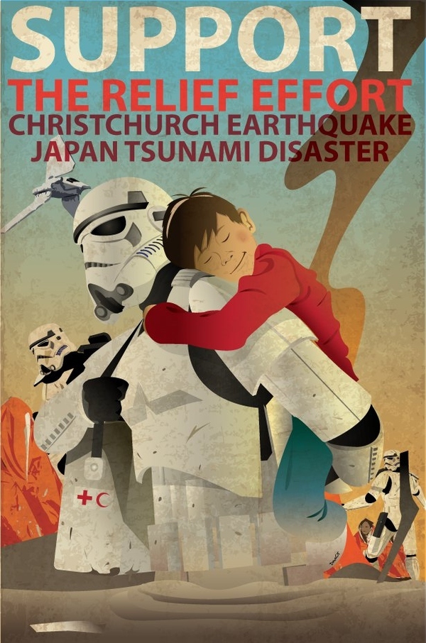 Half will go to the Christchurch Relief and the other half will go to the Japan Tsunami.