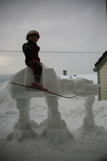 He's more than prepared for the Battle of Hoth.