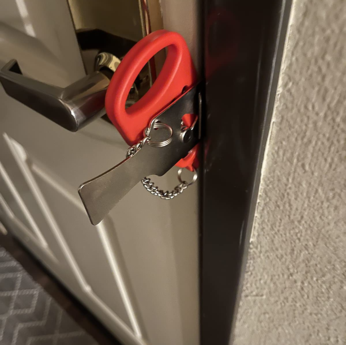 Portable Door Lock with Travel Bag, Travel Friendly Door Lock for