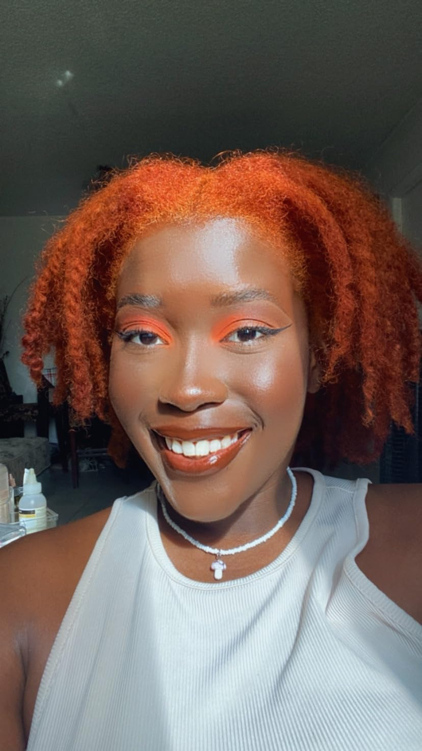 different reviewer wearing the lip oil