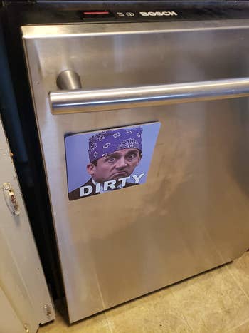 Same dishwasher with reverse image of Prison Mike saying