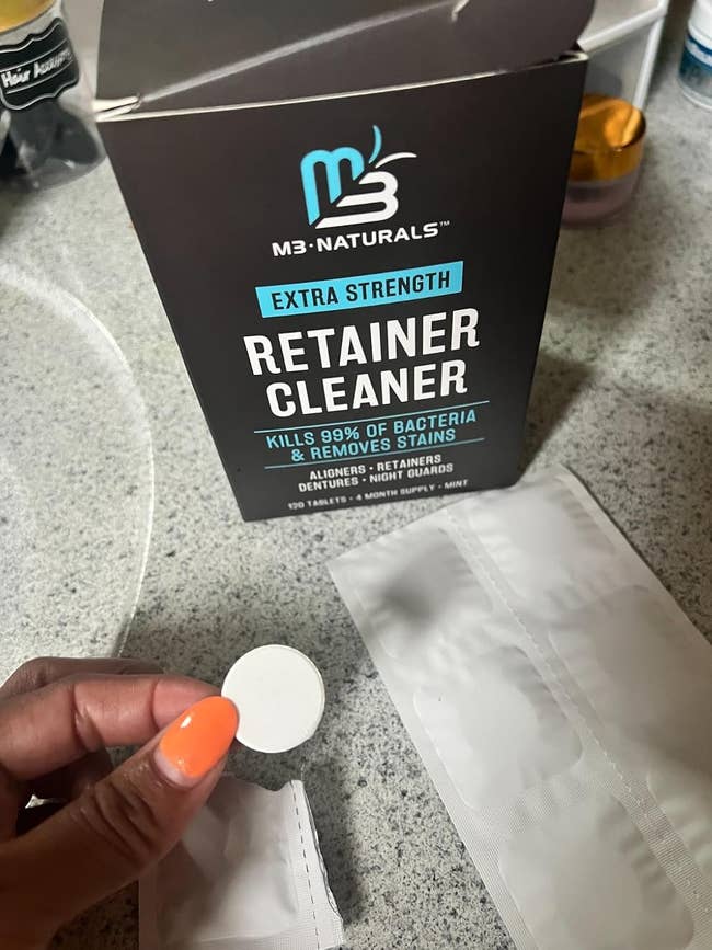 the retainer cleaner tablets