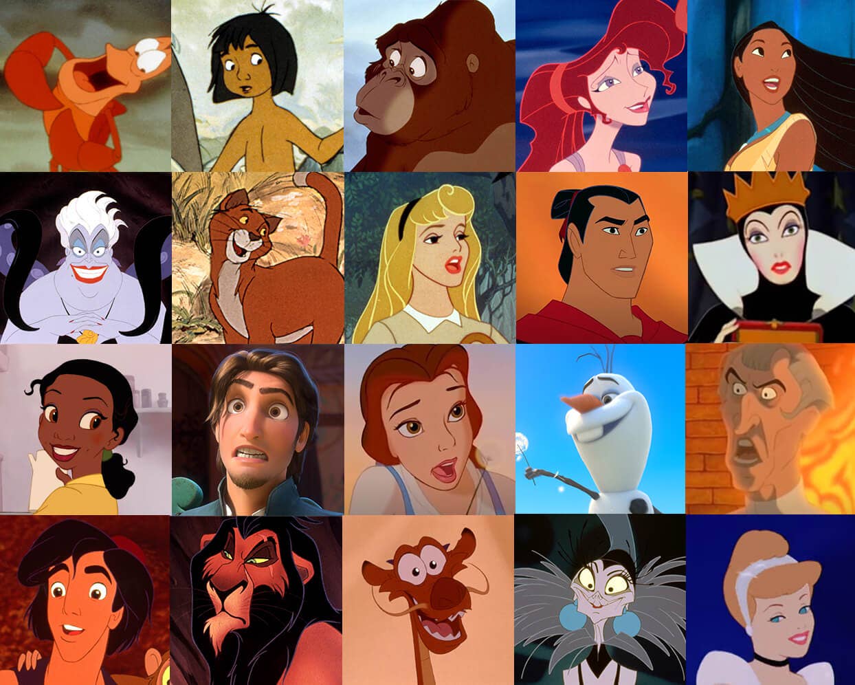 Guess The Disney Character From A Two-Word Description