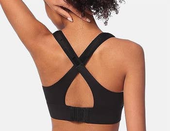 the back view of the criss-cross back