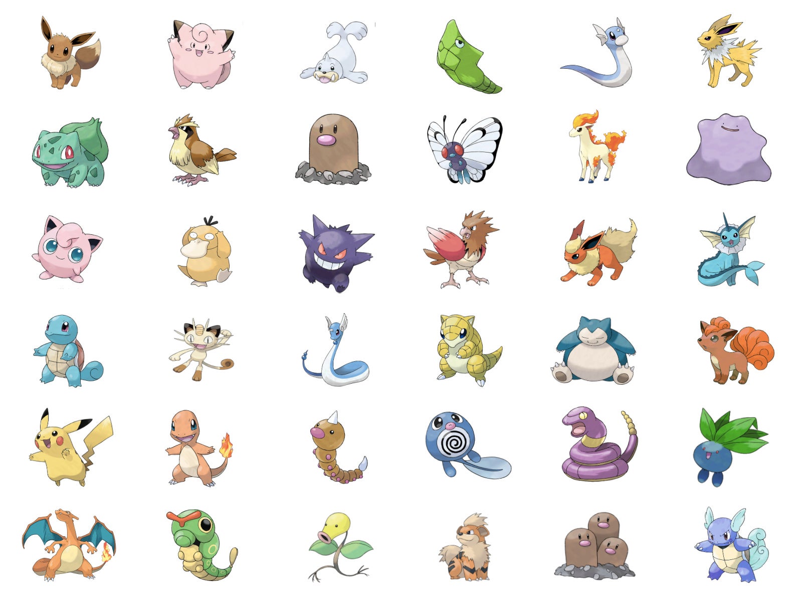 Quiz do nome Pokémon gen 1 - Você conhece todos os seus nomes? 