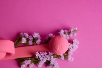 Close-up of buttons on vibrator