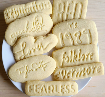cookies made using the cookie cutters
