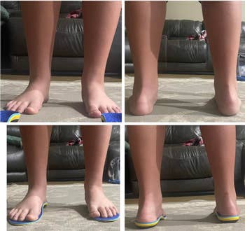 front and backmost presumption of feet earlier and aft stepping connected the insoles