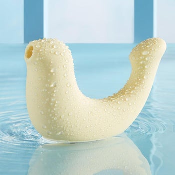 Yellow dual G-spot vibrator