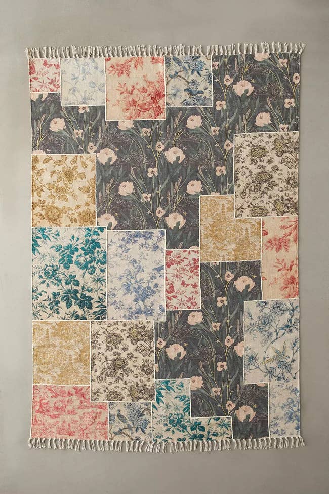 the floral patchwork rug