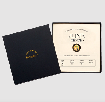 pendant for June 10th birthday