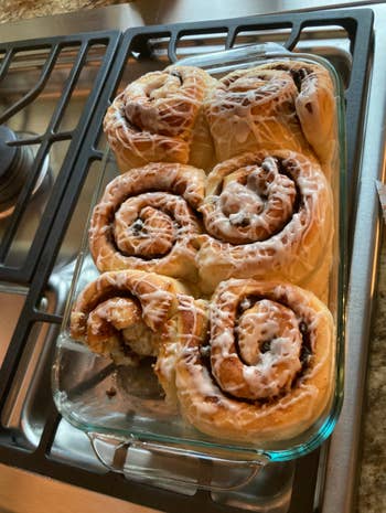 cinnamon rolls made with the stand mixer