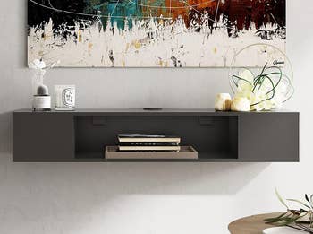 Image of black TV stand