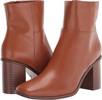 same style boot in a cognac shade