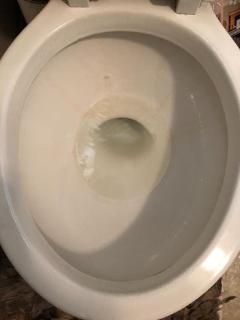 a reviewer of the same toilet bowl without stains 