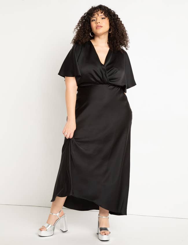 black dress with silver heels Marcella | Greta Strappy Sandals in Disco | Women's Size 10 | Genuine Italian Leather main image 0