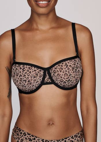 the cheetah-print bra