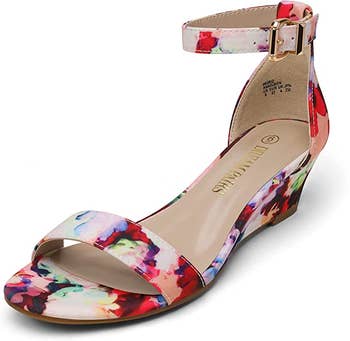 the wedges in floral