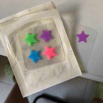 some of the star shaped pimple patches