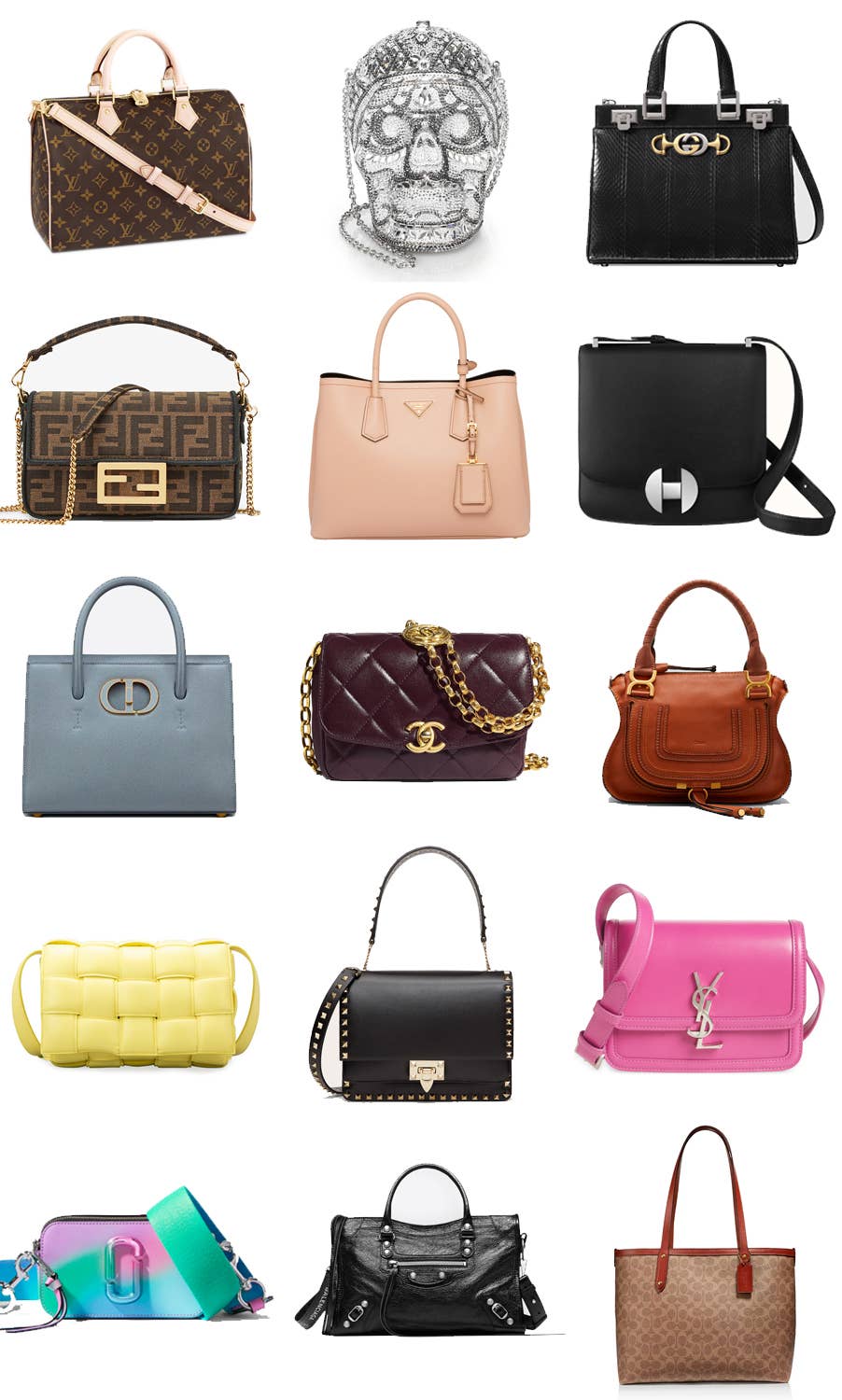 Bags/Luxury Bags/Handbags LOUIS VUITTON CHANEL DIOR GUCCI GUESS YSL