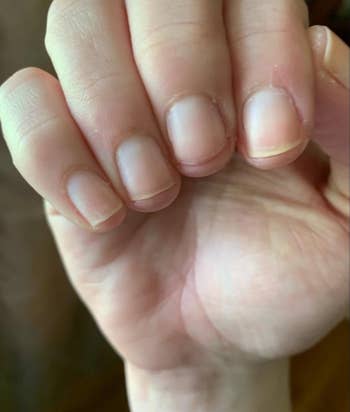 reviewers healthy cuticles after using cuticle oil