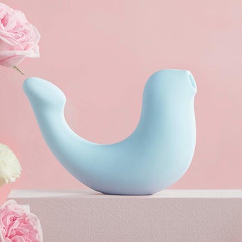 Blue dual G-spot vibrator