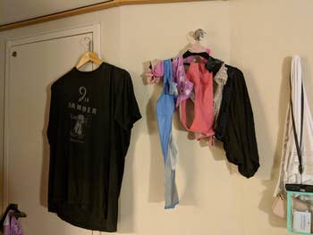 Reviewer photo of the clothes they washed with the Scrubba bag