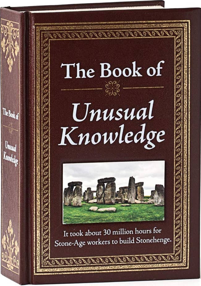 the cover of the book of unusual knowledge
