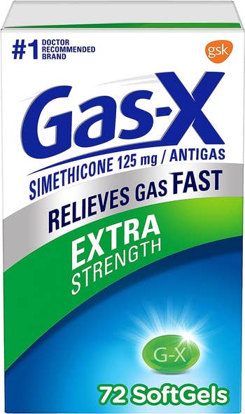 box of gas-z extra strength softgels