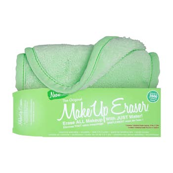mint green makeup eraser cloth