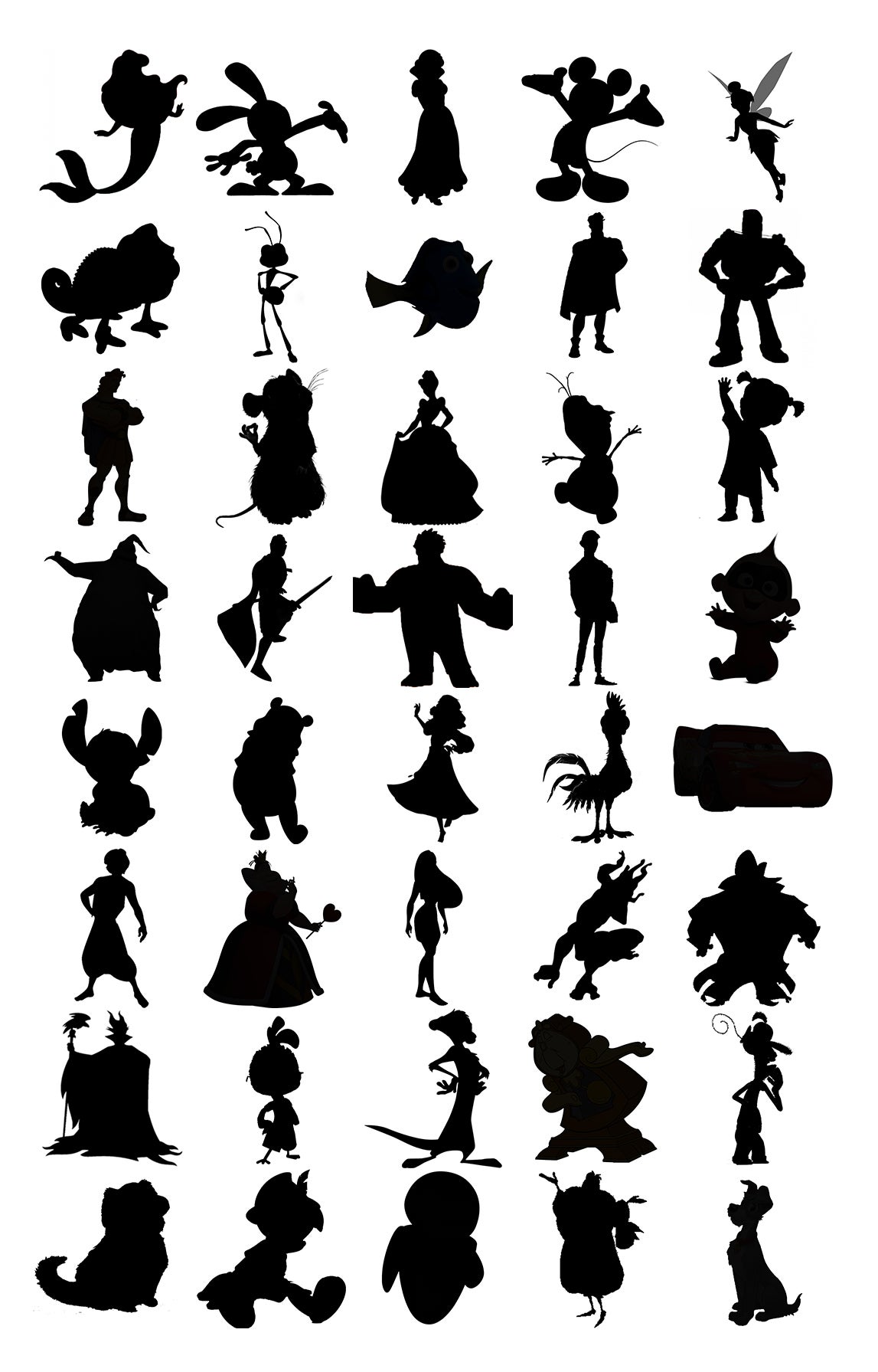 wizard of oz characters silhouette