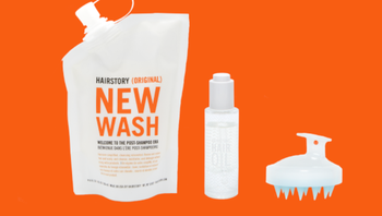 hairstory's new wash, oil, and scalp brush