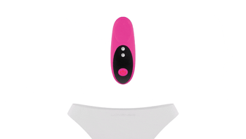 GIF demonstrating how to wear panty vibrator