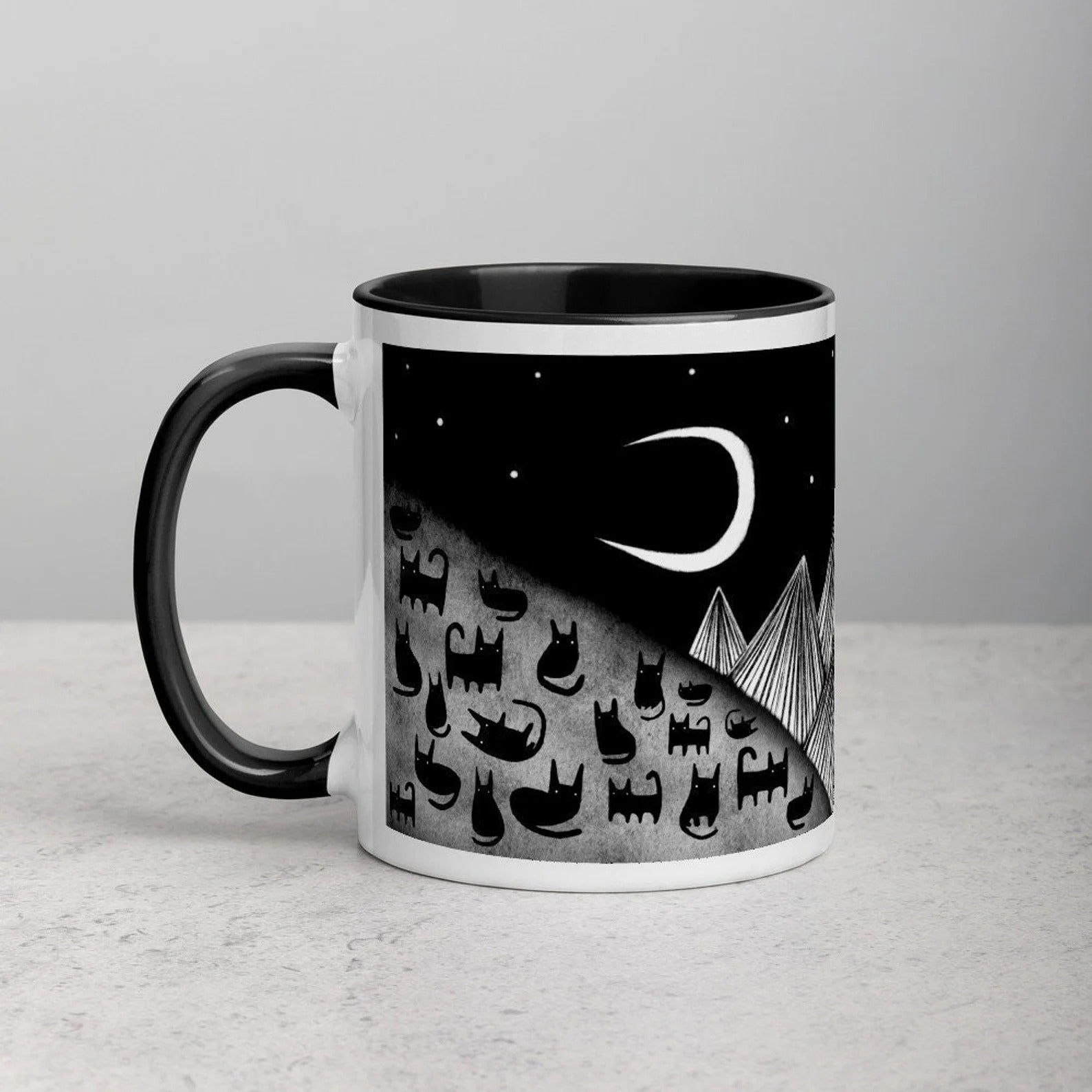 the black cat mug