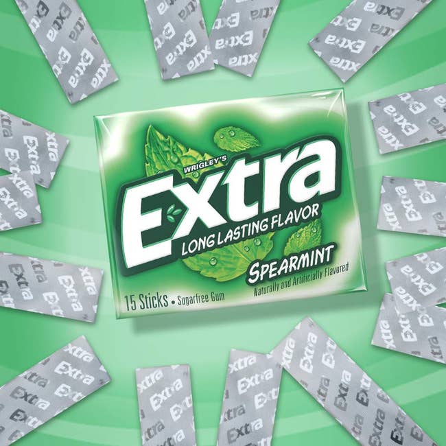 a pack of extra spearmint gum